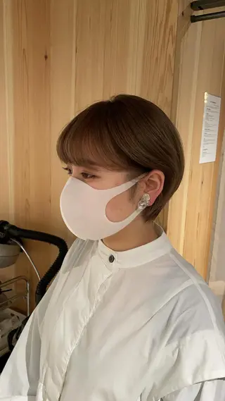 ショート 吉田一輝 外国人パーマのヘアスタイル