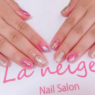 ネイル La neige* yuki 🥯🍑のネイルデザイン