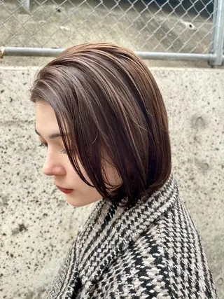 ショート 圧倒的美髪ストレート ツダケイタロウのヘアスタイル