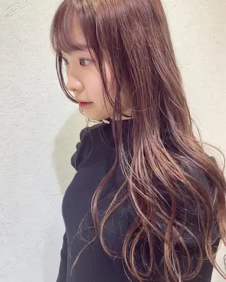 ロング カラー ヘアアレンジ パーマ指名No1 /namiのヘアスタイル