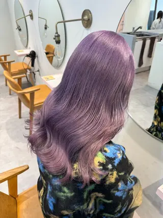 ロング カラー roka所属・ayaka♡ 柔らかカラーのヘアスタイル