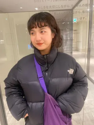 ショート パーマ 松村 澪里のヘアスタイル