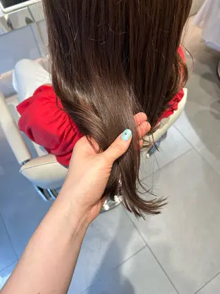 ミディアム カラー 艶感/ナチュラル 🌿マアヤのヘアスタイル