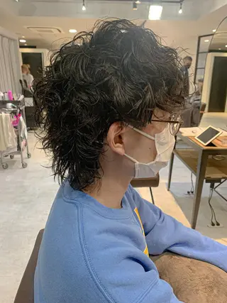 ミディアム メンズ ハルキ/ 髪質改善のヘアスタイル