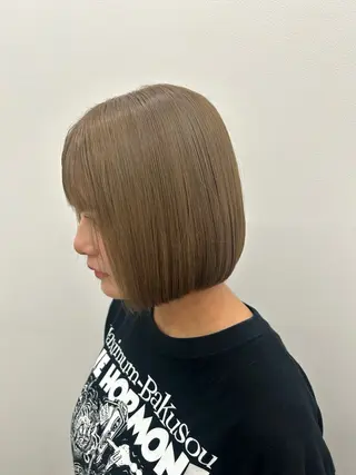 ミディアム 加本 翼のヘアスタイル