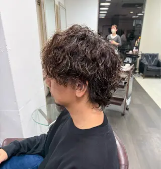 ショート パーマ メンズ 湘南メンズパーマ / タカシマダイスケのヘアスタイル