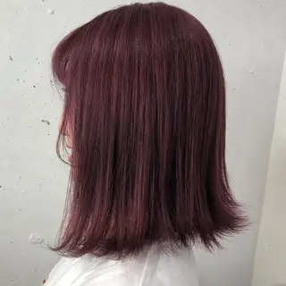 ミディアム カラー パーマ ヘアアレンジ 八巻 晴香のヘアスタイル