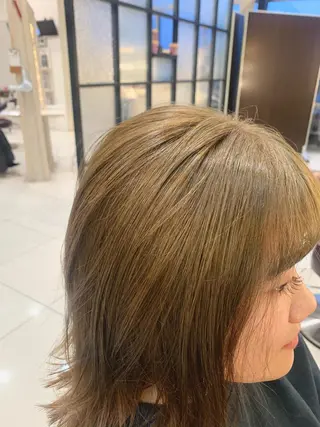 カラー 黒田瀬奈/ボブ まろやかベージュのその他イメージ