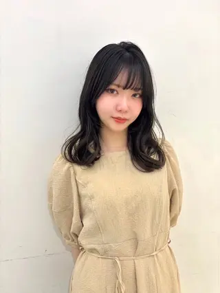 ミディアム 🫧透明感カラー/ 青山瑞季🫧のヘアスタイル