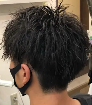ショート パーマ メンズ PROGRESS 守谷店　KUSSYのヘアスタイル