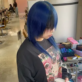 ミディアム 派手髪支持率No1 Eisukeのヘアスタイル