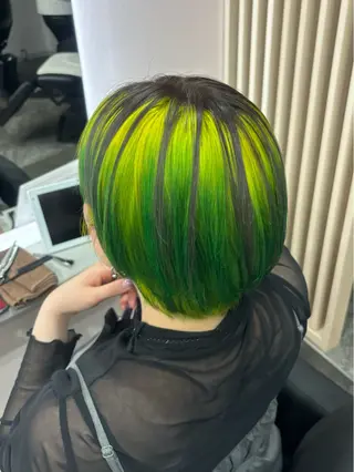 カラー 💀EDEN副店長/ ブリーチ"骨格補正"のヘアスタイル