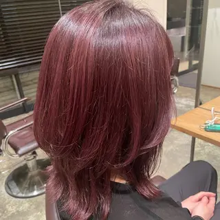 ミディアム カラー RINA 🦋🫧のヘアスタイル