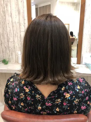 ミディアム SAKURA 原宿所属・なかの たくみのヘアスタイル