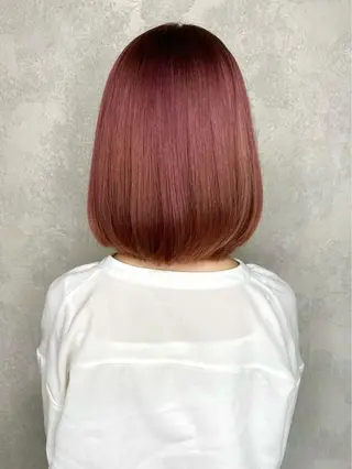 ミディアム カラー 艶カラー YOSHIMURAのヘアスタイル