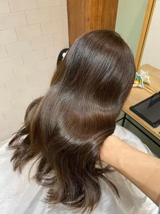 セミロング 韓国トレンドヘア しゅーやのヘアスタイル