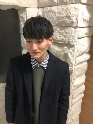 ヘアアレンジ メンズ ainico+所属・メンズ特化✂️栗原 侑也のヘアスタイル