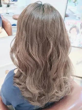 カラー 髪質改善ストレート Kantaのヘアスタイル