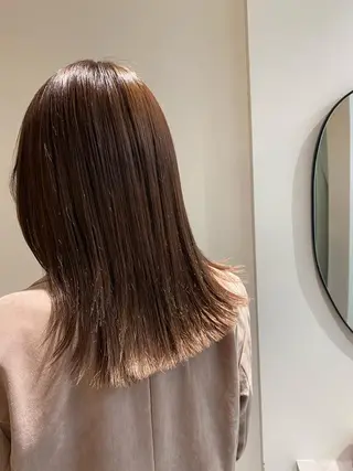 ミディアム カラー 似合わせ美髪ヘア✨ 天王寺．阿倍野🌈のヘアスタイル