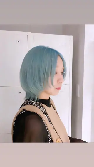 ショート カラー 加藤 利基のヘアスタイル