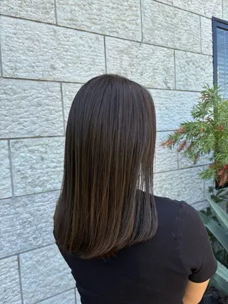 セミロング カラー レシェル桑名店所属・reciel / rinaのヘアスタイル