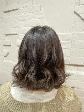 ミディアム カラー ヘアアレンジ 【ピンク/韓国ヘア/ ヘアセット】亜海のヘアスタイル