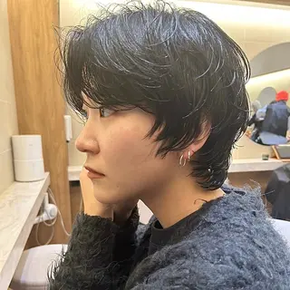 ショート パーマ yiye青山店所属・無料カットモデル /yuukaのヘアスタイル