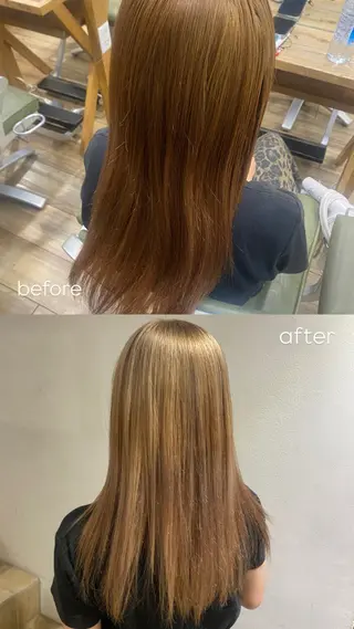 ロング カラー BUZZ 自由が丘所属・niimi rimuのヘアスタイル