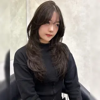 ロング 韓国hair🤍/ レイヤー/彩加のヘアスタイル