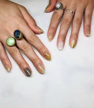 ネイル いちじゅう あおいのネイルデザイン