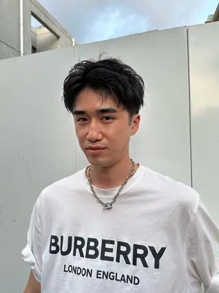 パーマ メンズ 似合わせカット /パーマ岡本淳平のヘアスタイル