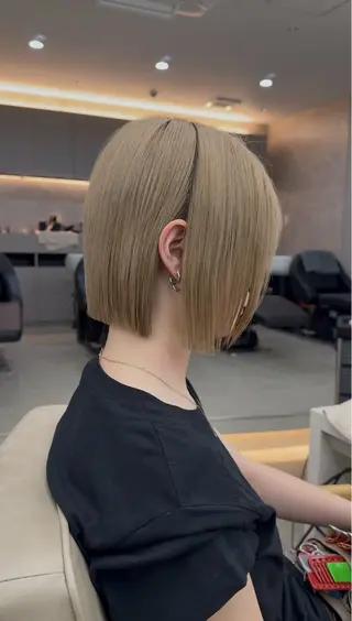 ミディアム 松本 雄嗣のヘアスタイル