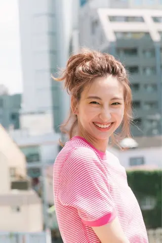 ミディアム カラー オブヘア鷺沼所属・立石 タテイシのヘアスタイル