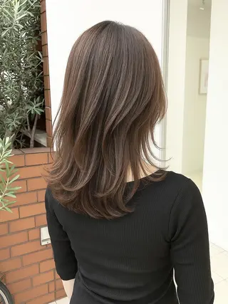 セミロング 💫お呼ばれヘア💫 髪質改善✨トモエ市川のヘアスタイル