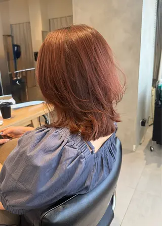 ミディアム パーマ/レイヤー /店長/YURAのヘアスタイル