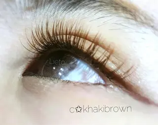 ミディアム カラー パーマ ヘアアレンジ メンズ キッズ マツエク・マツパ ヘア&カフェ ♡リエットのマツエク・マツパデザイン