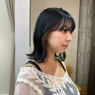 ミディアム カラー OLSEN D.B.A BALLOON HAIR所属・さとう あやかのヘアスタイル