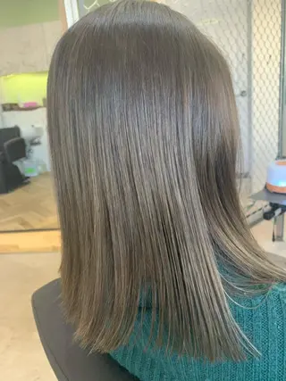 ミディアム カラー Agu  hair you所属・♡ yumaのヘアスタイル