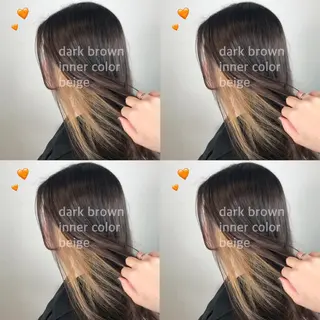 ロング カラー ヘアアレンジ knock【ノック】所属・烏丸韓国ヘア🇰🇷 ayaka🎀のヘアスタイル