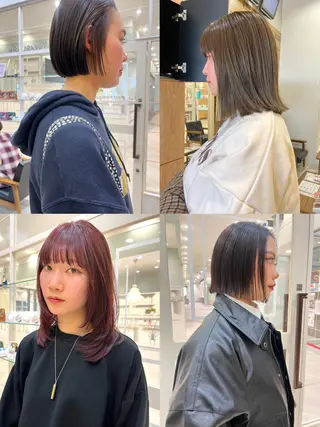 ミディアム カラー 黒田瀬奈/ボブ まろやかベージュのその他イメージ