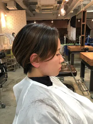 ショート 村上 真依子のヘアスタイル