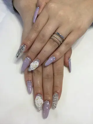 ネイル 💎🐰 saki. m 🐰💎のネイルデザイン