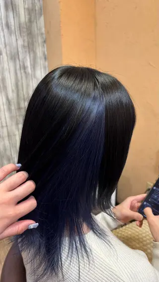 セミロング カラー ブリーチカラー🎀 Himariのヘアスタイル