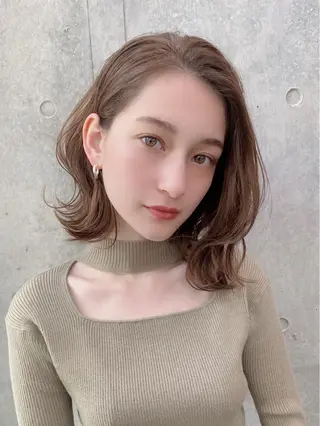 ミディアム youres hair 髪質改善トリートメント&ヘッドスパ　恵比寿本店【ユアーズ　ヘア】所属・✨美髪エステ✨ 佐々木みなみのヘアスタイル
