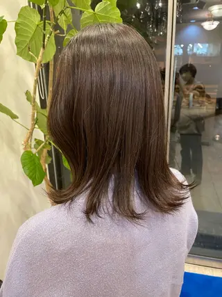 ミディアム カラー ヘアアレンジ SHANTi 飯塚 ヘアセット/髪質改善のヘアスタイル
