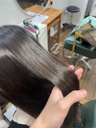 セミロング 高橋 ユウタのヘアスタイル