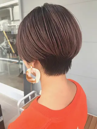 ショート カラー lani 天神大名/ブリーチのヘアスタイル