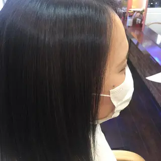 ミディアム カラー 桧山 真のヘアスタイル