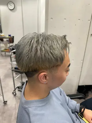 ショート カラー メンズ 人見知りさんでも安心 奥田 里佳子のヘアスタイル