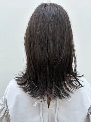 ミディアム カラー 白髪ぼかし/ショート 特化🌟サトウユキのヘアスタイル
